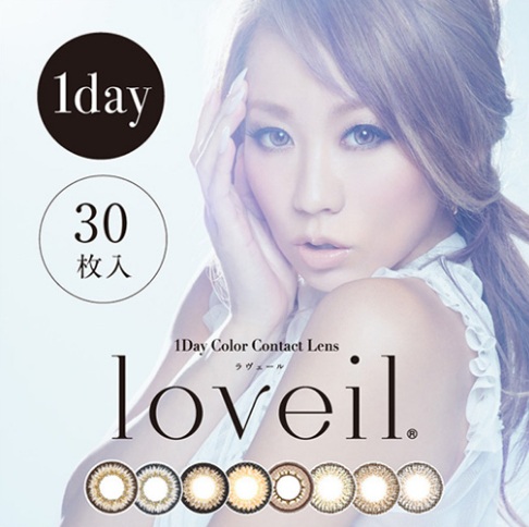 【免运费】Loveil 混血感日抛美瞳30片×6盒福袋 18000日元（约1090元），幸田来未代言，折合低价181元/盒