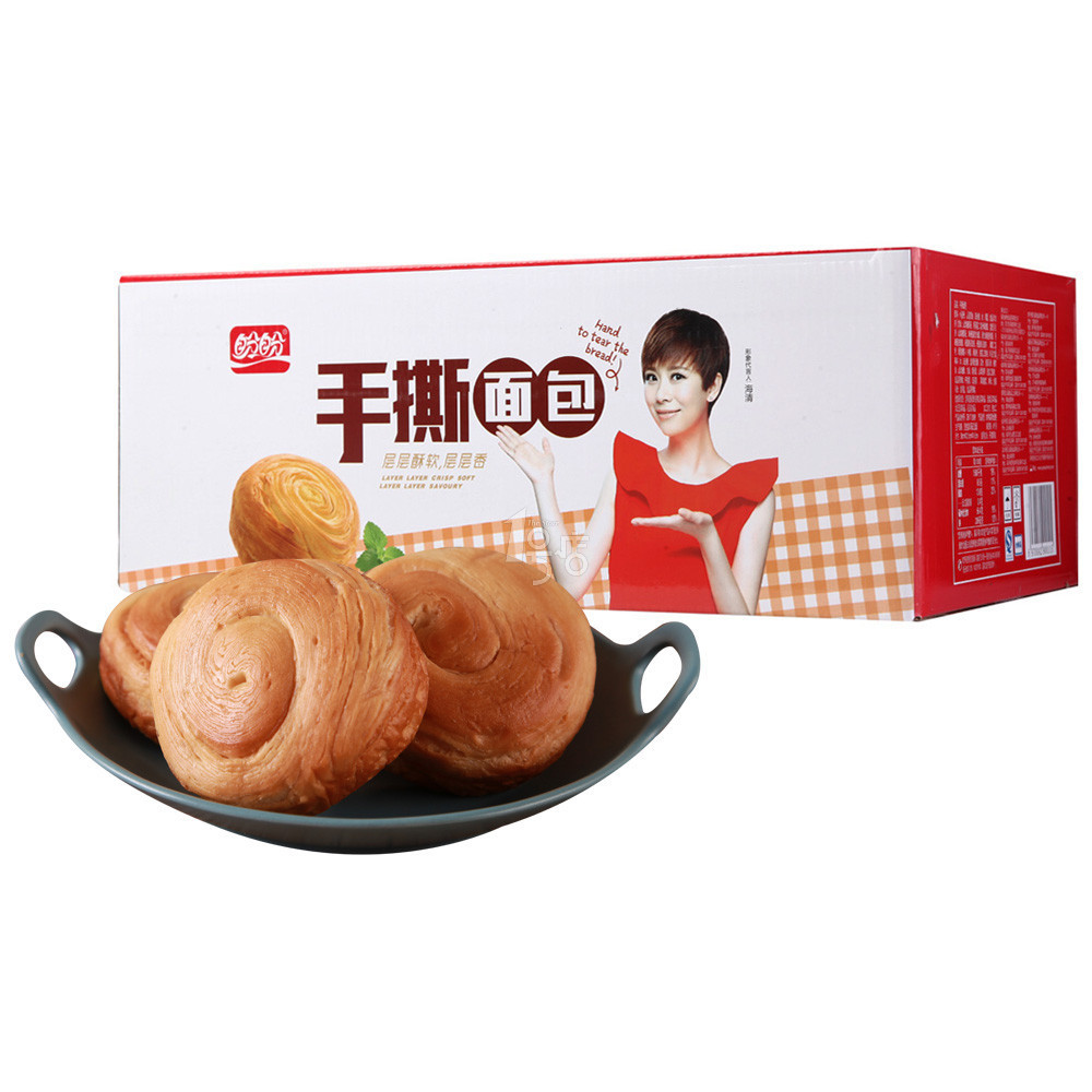 ￥29.80 盼盼 手撕面包 1000g/箱