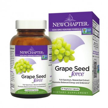 美容抗衰！New Chapter 新章 Grapeseed Force 葡萄籽精华营养素 30粒 海淘 7.7折 USD$19.98(￥136.89)