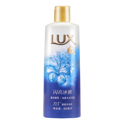 ￥11.00 力士爽肤沐浴乳闪亮冰爽400ml