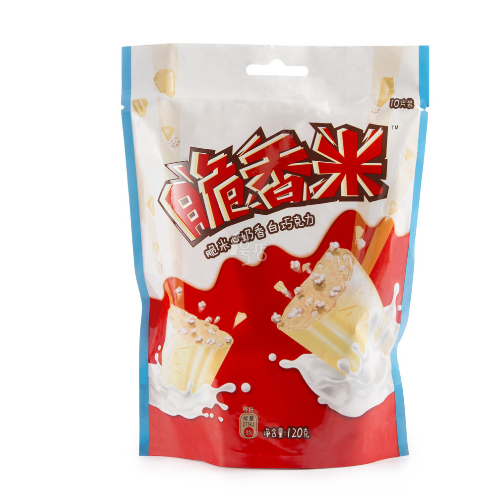 ￥9.90 脆香米 脆米心奶香白巧克力 120g/袋
