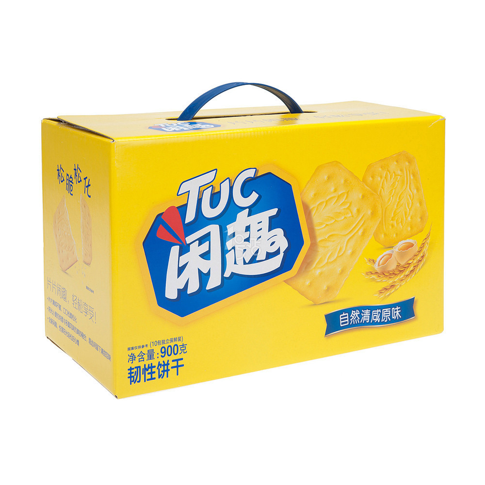 移动端： Tuc 闲趣 韧性饼干 自然清咸原味 900g 19.9元（限购3件）