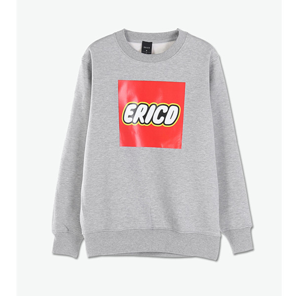 简单有型！ERICD 圆领印花加绒卫衣 99元（需邮费）