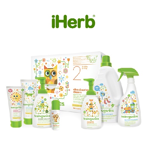 iHerb：BabyGanics 甘尼克宝贝 婴幼儿童洗护用品 额外9折，可直邮中国
