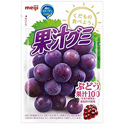 明治MEIJI葡萄果汁软糖 51G*10袋 约55.20元 原价 64.80元