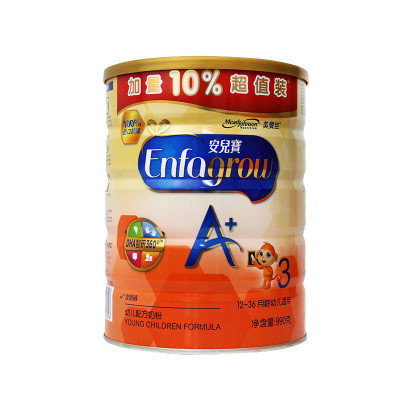 ￥131.00 MeadJohnson 美赞臣 3段（1-3岁幼儿适用）安儿宝A+900g