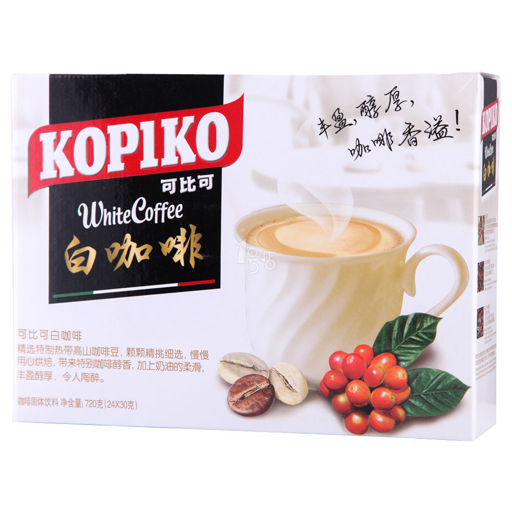 ￥29.00 KOPIKO 可比可 白咖啡 720g 印度尼西亚进口