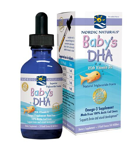 Nordic Naturals 挪威小鱼 婴幼儿鳕鱼肝油滴剂DHA 60ml 77元，2瓶可0税免邮中国！