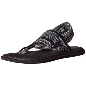 美国 Sanuk Yoga Sling 2 Flip Flop 女款平底夹趾轻便布凉鞋 $14.2（约￥150）