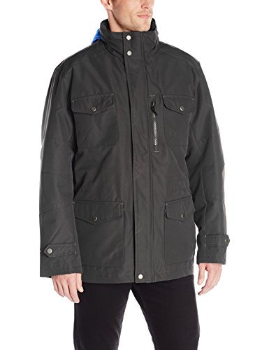 折合149.66元 限L码： London Fog Brogan 男士三合一外套 $21.38（约￥225）