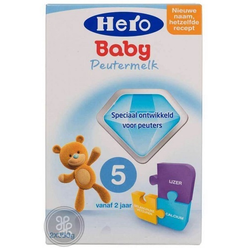 荷兰直邮！Hero Baby 英雄宝贝 幼儿配方奶粉 5段 700g 107元