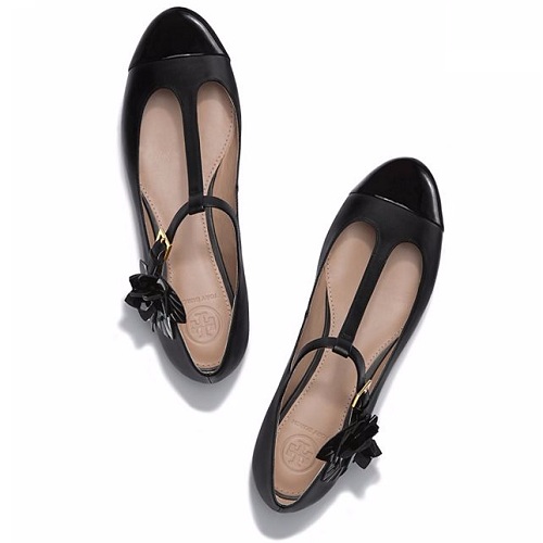 仅剩7号码！Tory Burch 女士 T-STRAP 芭蕾鞋 $185.5（约1344元）