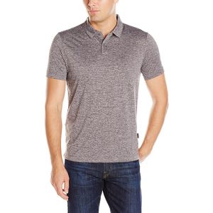 限S码 派瑞·艾力斯 Perry Ellis Solid Heather 男款速干Polo衫 $14.99+$8.24直邮 约168元 正价59.5美元