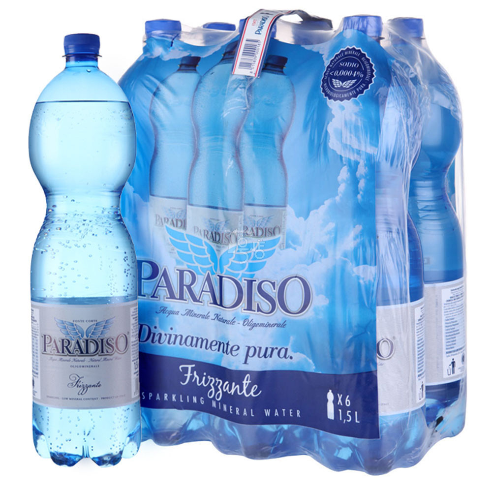移动端： PARADISO 帕拉迪索 饮用天然矿泉水（充气型） 1.5L*6瓶 18.9元（限购1件）