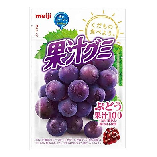 明治MEIJI葡萄果汁软糖 51G*10袋