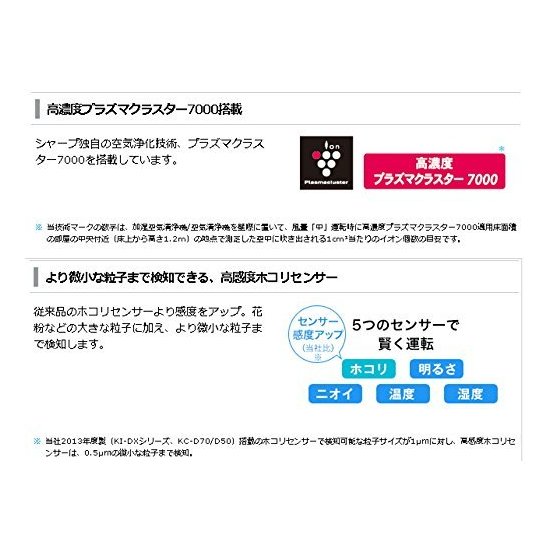 SHARP KC-F50 空气净化器