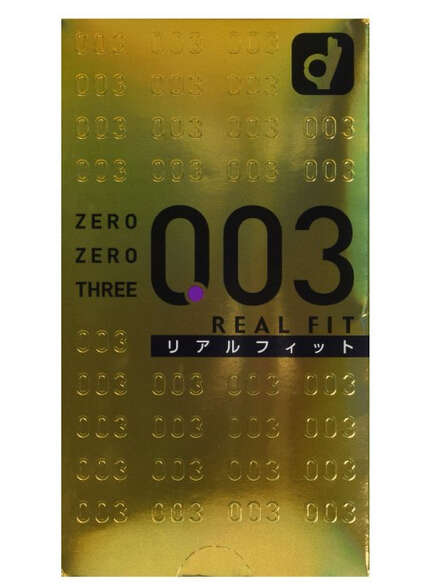 日本冈本OK 003 黄金真贴身超薄安全套避孕套10只装 降至好价980日元（约￥60，不含运费）