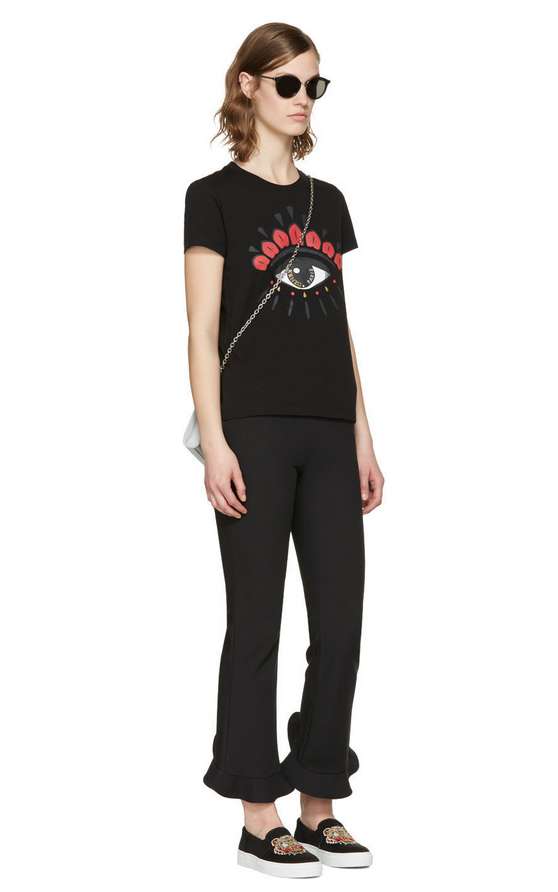 Kenzo Black Tiger 经典虎头一脚蹬女鞋