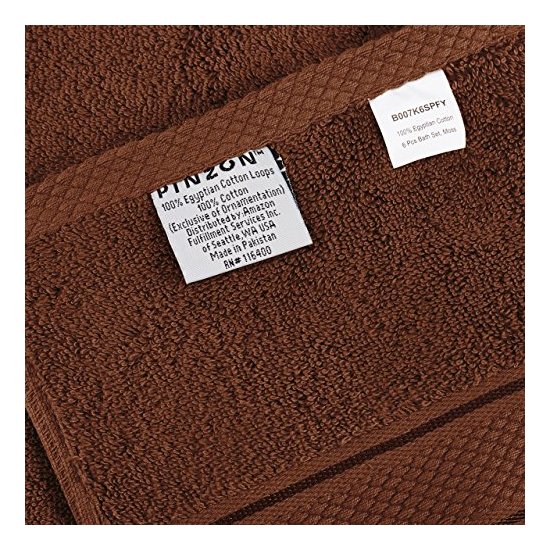 Pinzon Egyptian Cotton 6-Piece 埃及棉毛巾6件套