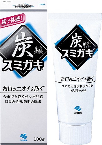 KOBAYASHI 小林制药 炭力清新 口腔护理 药用炭牙膏100g 好价284日元（约17元）