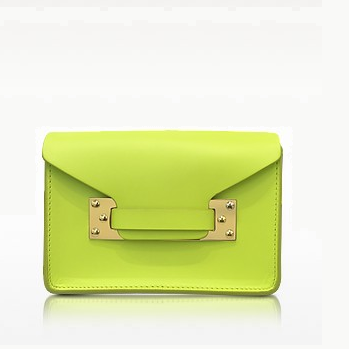 Sophie Hulme 荧光黄 Nano 马鞍包 5（约2427元）