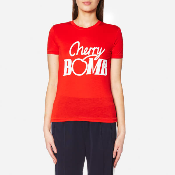刷爆Ins的 Ganni “Cherry Boom” 红色印花T 码全 £70（约611元）