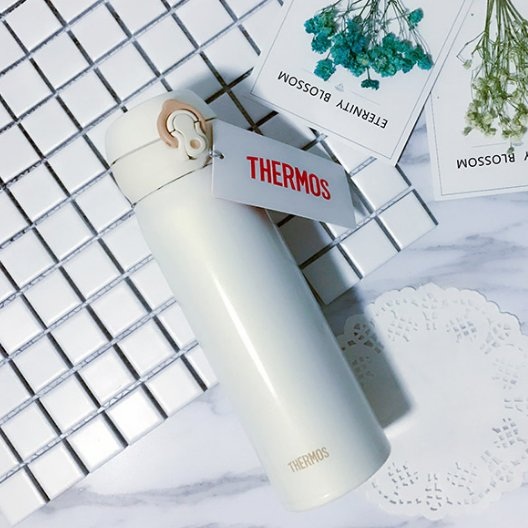 【日亚直邮】春季sale精选：THERMOS 膳魔师JNL-502 CP 保温杯0.5L 仙女白色 2080日元（约128元） 