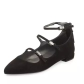 低至4折！Stuart Weitzman 平底系带玛丽珍鞋 $159（约1152元）