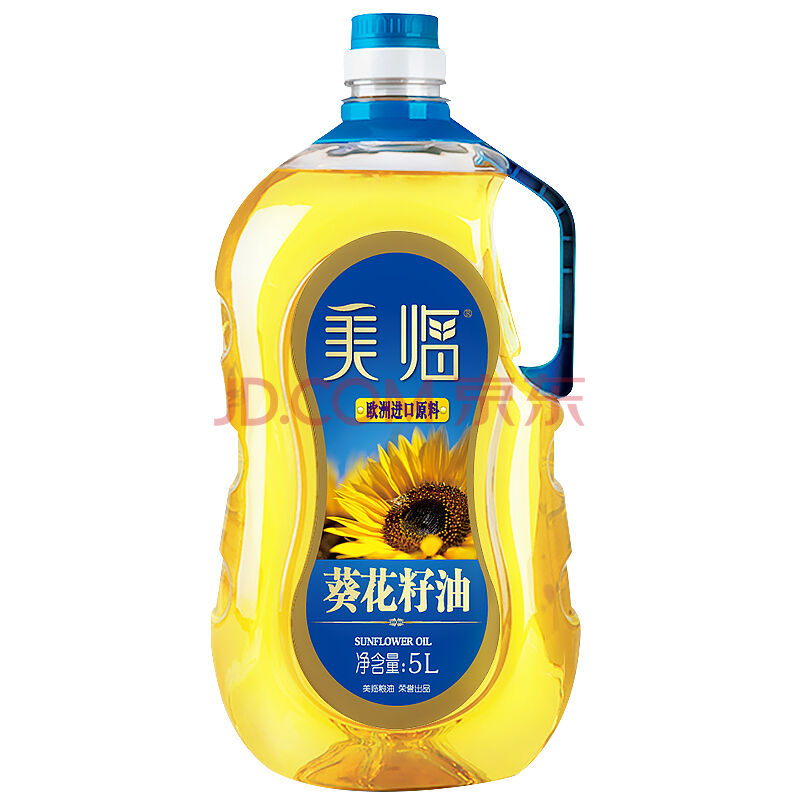 仅8.58元/L！欧洲进口原料 美临 一级葵花籽油 家庭装 5L*3+凑单品 152元包邮 (237-85)