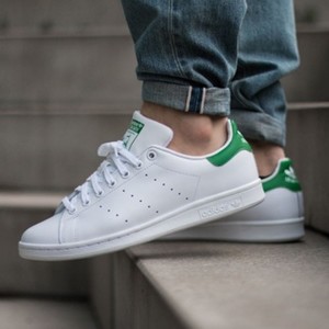 adidas Originals Stan Smith 男士绿尾休闲鞋 码全