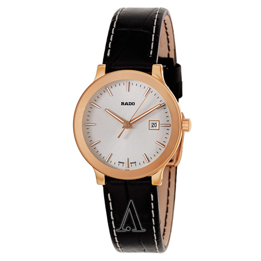 RADO 雷达 Centrix 晶萃系列 女士玫瑰金腕表