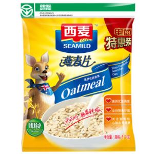 SEAMILD 西麦 即食纯燕麦片 1000g*2