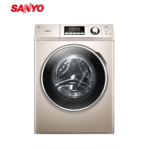 三洋（SANYO）DG-F90322BHG 9公斤洗烘一体变频滚筒洗衣机 高温筒清洁 大容量 多种洗涤程序（玫瑰金） +凑单品