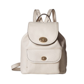 5折+免邮！COACH 蔻驰 米白色迷你真皮双肩包 $149.99（约1086元）