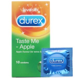 durex 杜蕾斯 避孕套 苹果味安全套10只装 男女用计生用品