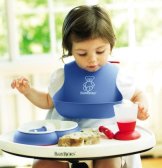 3色可选！BABYBJORN 宝宝硅胶防水兜  $8.49（约61元）