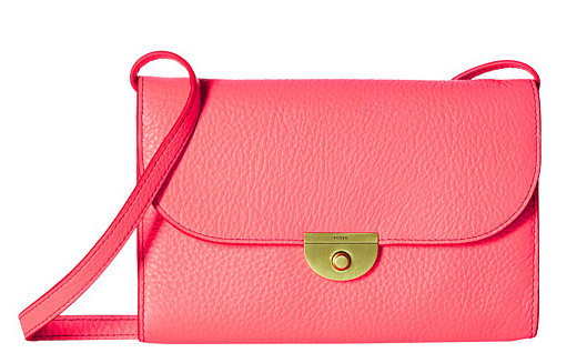 FOSSIL Margot Mini 女士真皮斜挎包