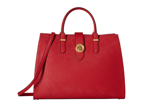 LAUREN Ralph Lauren Charleston Tote 女士真皮手提包