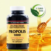 好价！YS Eco Bee Farms 有机蜂胶胶囊 1000mg*90粒  $6.79（约49元）