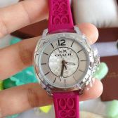 【】Coach蔻驰 Boyfriend系列 硅胶表带石英机芯女表14502092  $65（约471元）