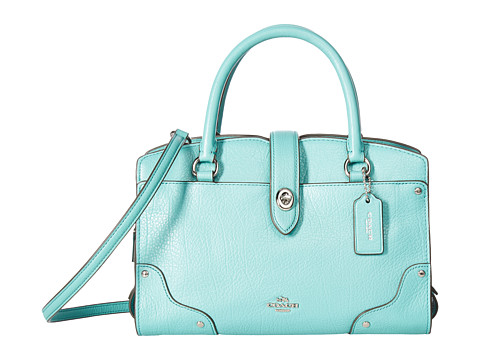 COACH 蔻驰 Grain Leather Mercer 24 Satchel 女士斜挎包