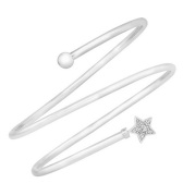 镶钻星星螺旋多圈气质手镯 $39（约272元）