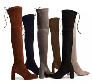 Stuart Weitzman Goodland麂皮过膝靴
