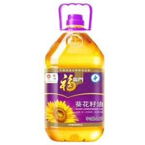 福临门 非转基因压榨一级充氮保鲜 葵花籽油 4.5L