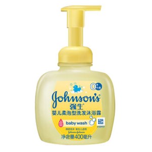 Johnson‘s baby 强生婴儿 柔泡型洗发沐浴露 400ml