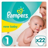 德国直邮！Pampers 帮宝适 Premium系列特级棉柔纸尿裤 1号 22片*4包 17.45欧（约135元）