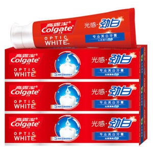 【京东超市】高露洁（Colgate）光感·劲白 牙膏 170g×3 (沁亮薄荷) (新老包装随机发放)