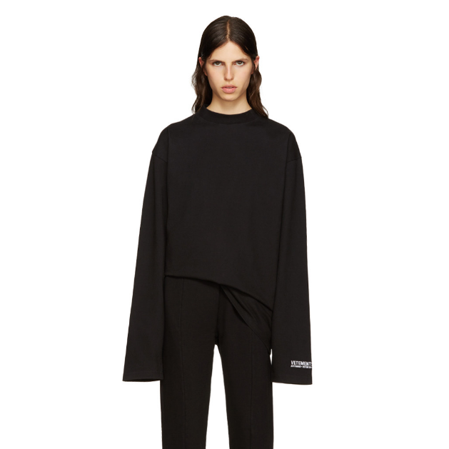 【Ssense 独家款】Vetements “Straight Hate” 独家款卫衣 5（约6889元）