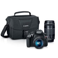$349免税包邮 Canon EOS Rebel T6 双镜头单反相机套装
