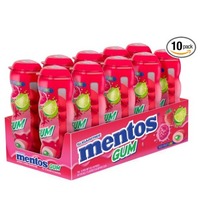 $10.87包邮！ Mentos 曼妥思热带水果流心口香糖 10瓶